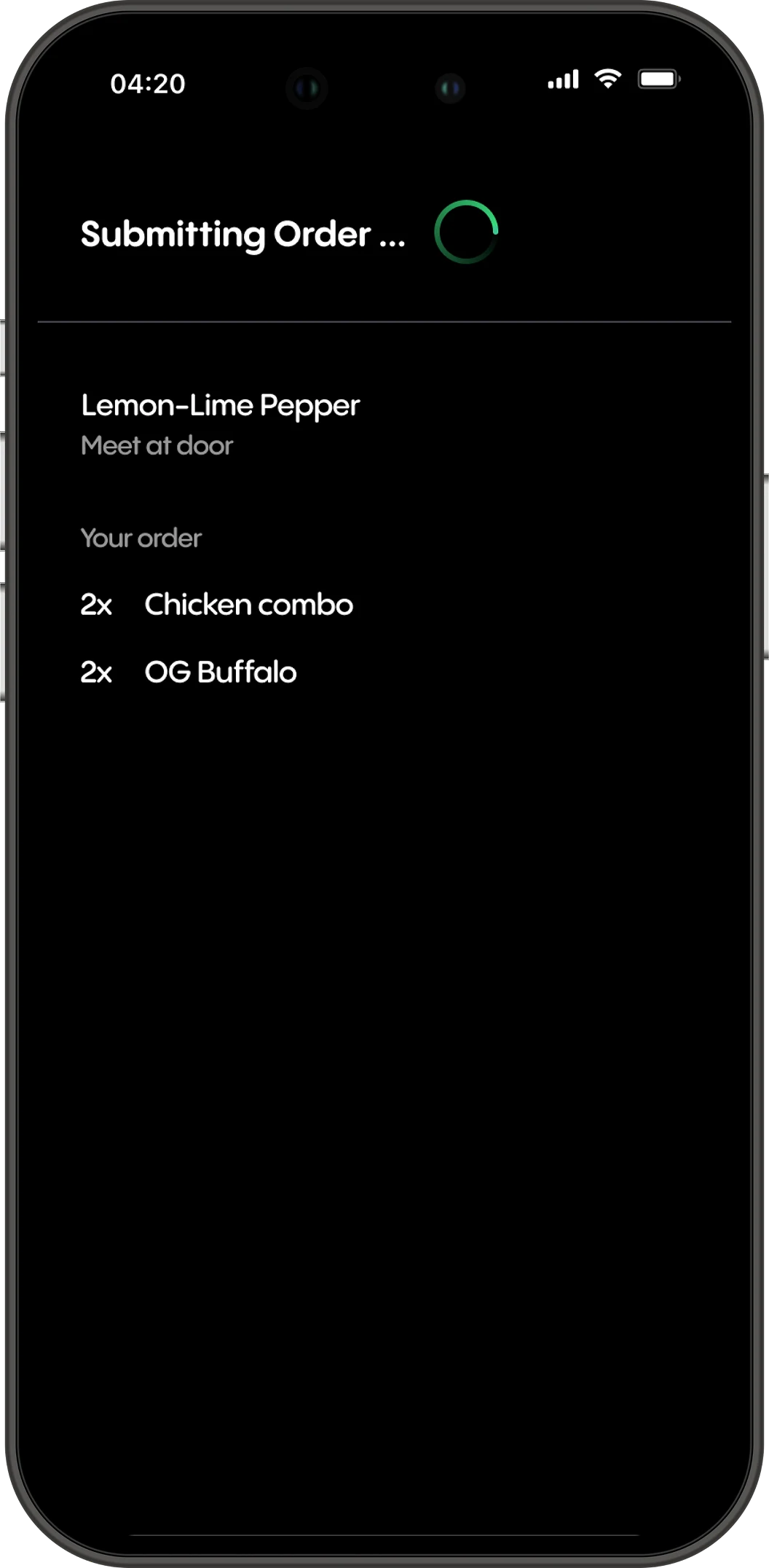Popchew V1 checkout screen (before redesign), second view